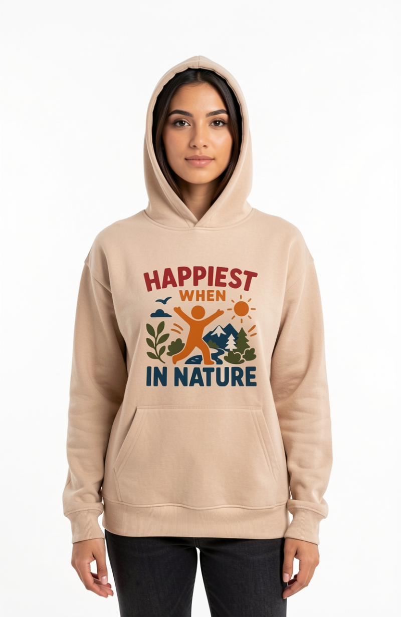 Happiest when in Nature Hoodie