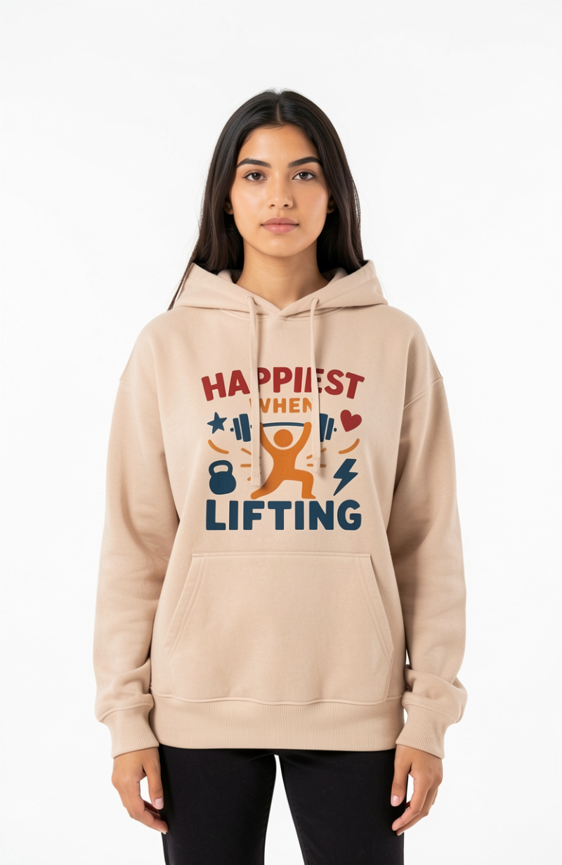 Happiest When Lifting Hoodie