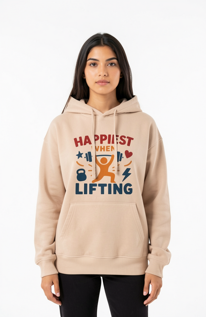 Happiest When Lifting Hoodie