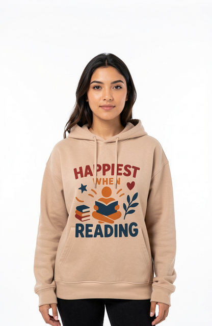 Happiest When Reading Hoodie