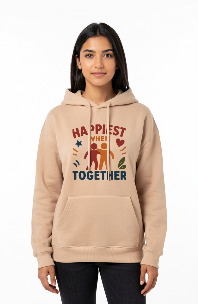 Happiest When Together Hoodie