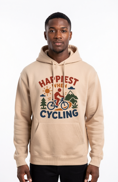 Happiest When Cycling Hoodie