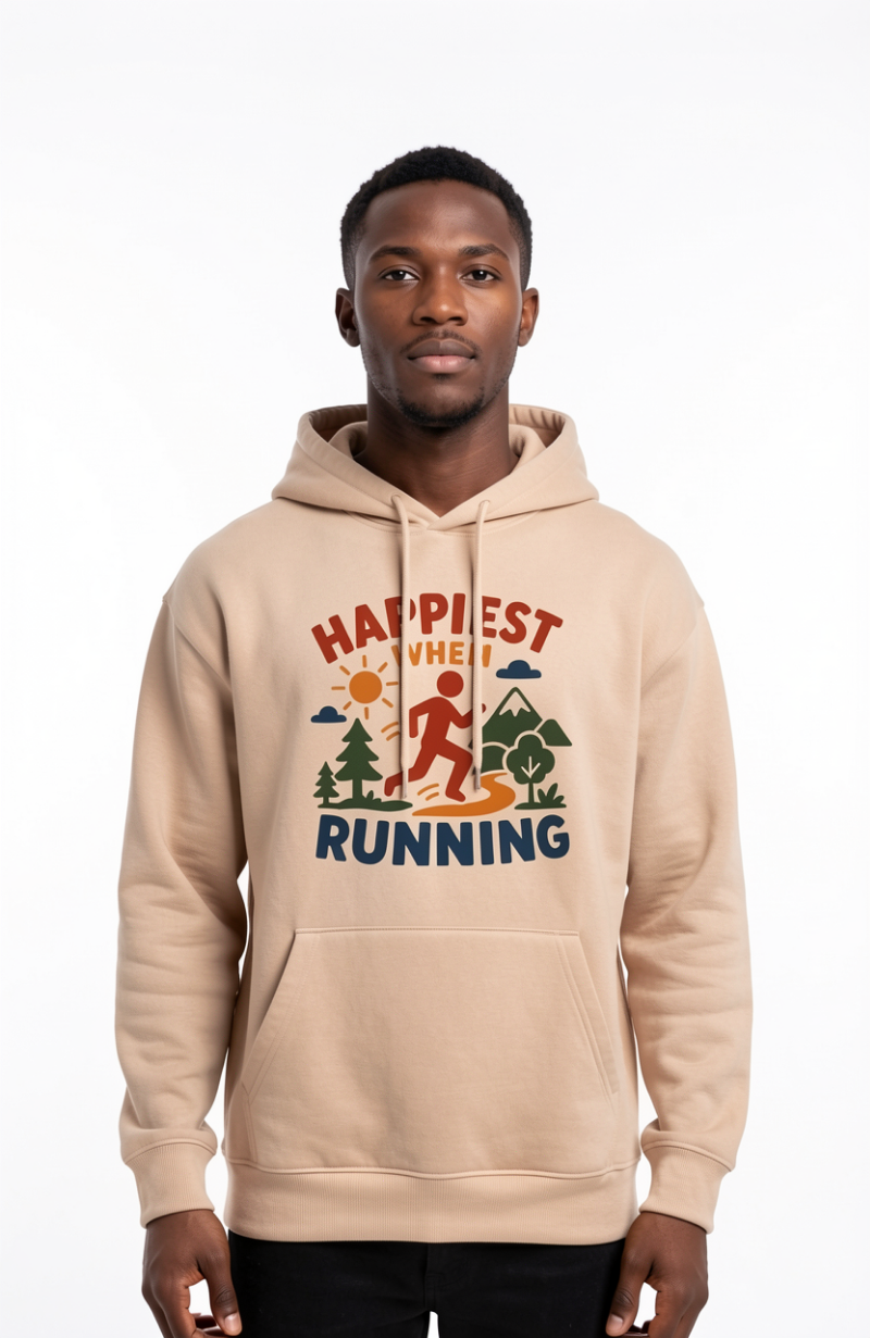 Happiest When Running Hoodie