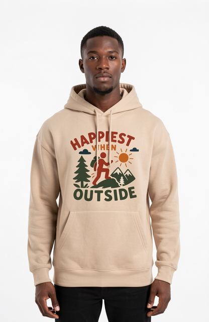 Happiest When Outside Hoodie