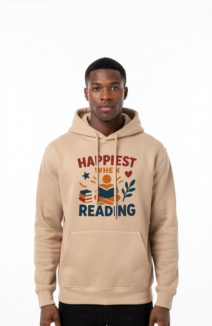 Happiest When Reading Hoodie