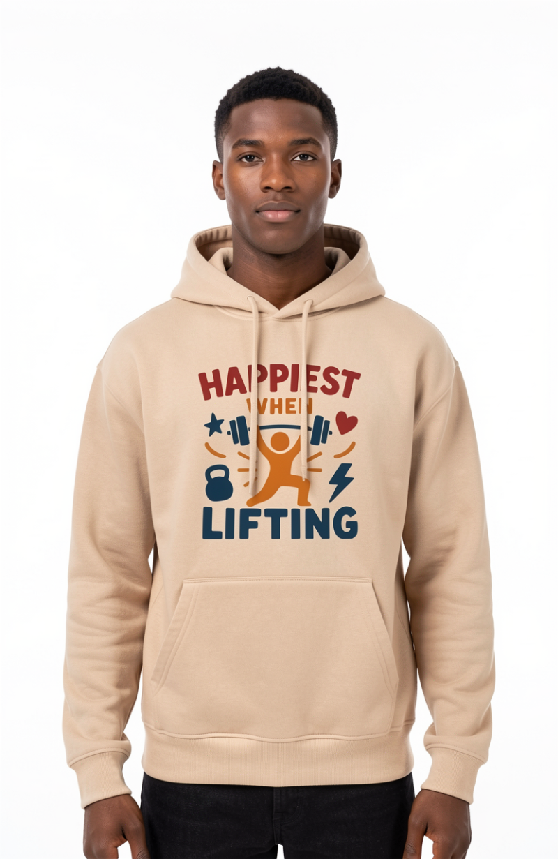 Happiest When Lifting Hoodie