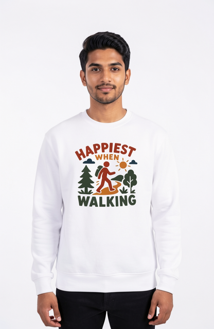 Happiest When Walking Sweatshirt