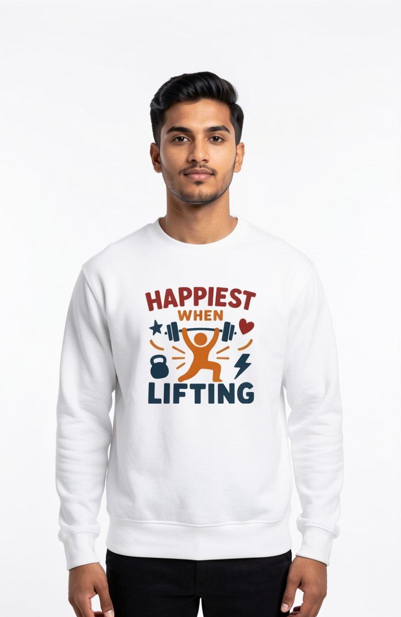 Happiest When Lifting Sweatshirt