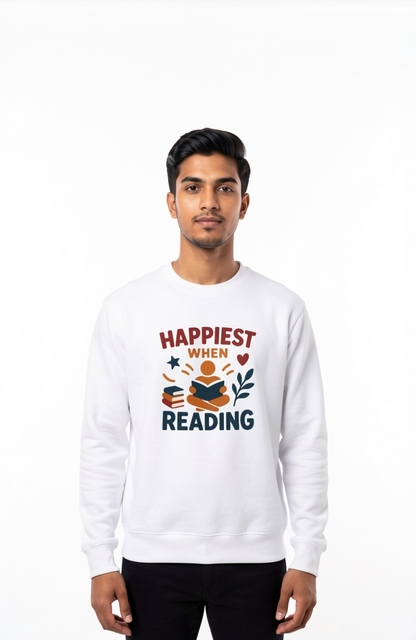 Happiest When Reading Sweatshirt