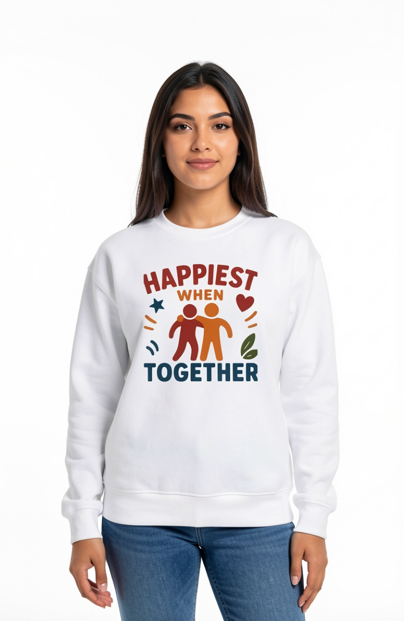Happiest When Together Sweatshirt