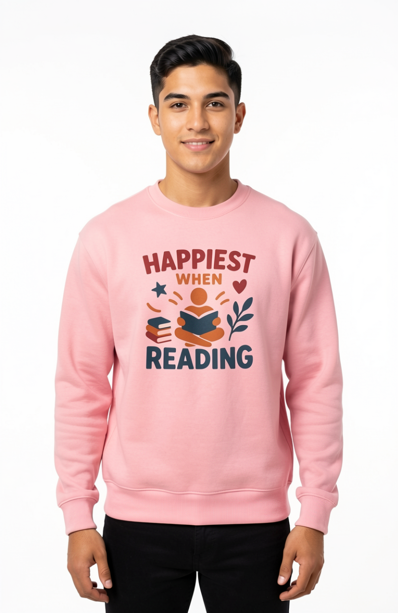 Happiest When Reading Sweatshirt