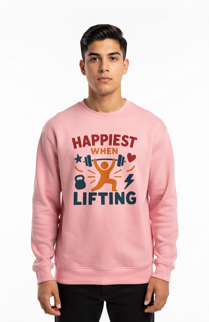 Happiest When Lifting Sweatshirt