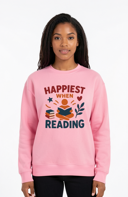 Happiest When Reading Sweatshirt