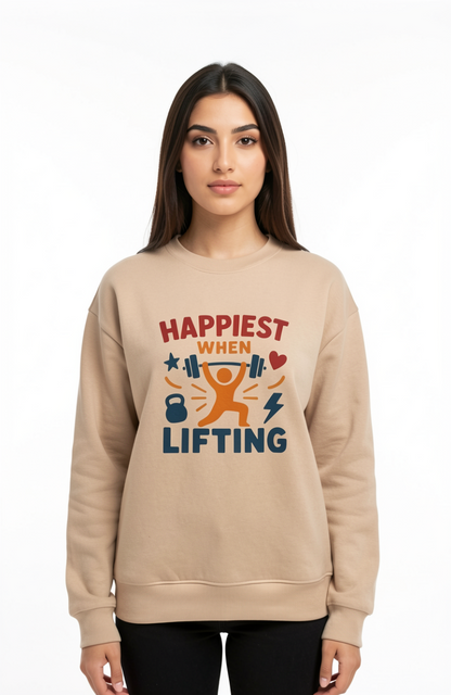 Happiest When Outside Sweatshirt