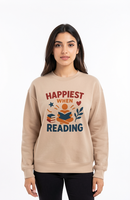 Happiest When Reading Sweatshirt