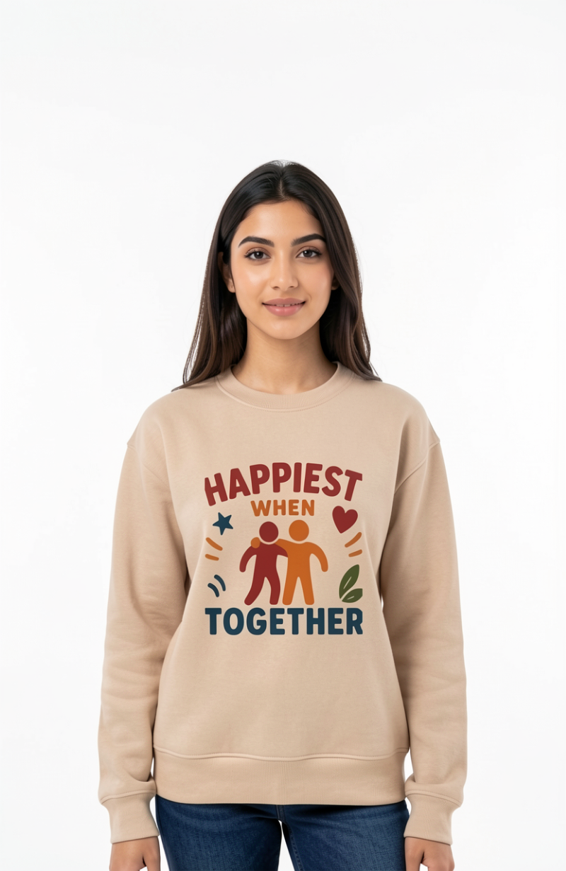 Happiest When Together Sweatshirt