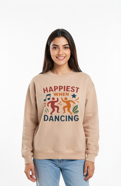 Happiest When Dancing Sweatshirt