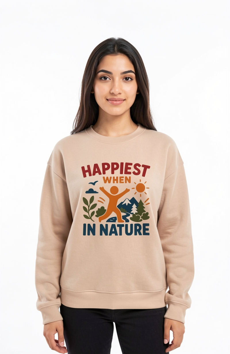 Happiest when in Nature Sweatshirt