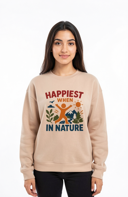 Happiest when in Nature Sweatshirt