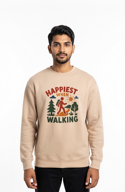 Happiest When Walking Sweatshirt