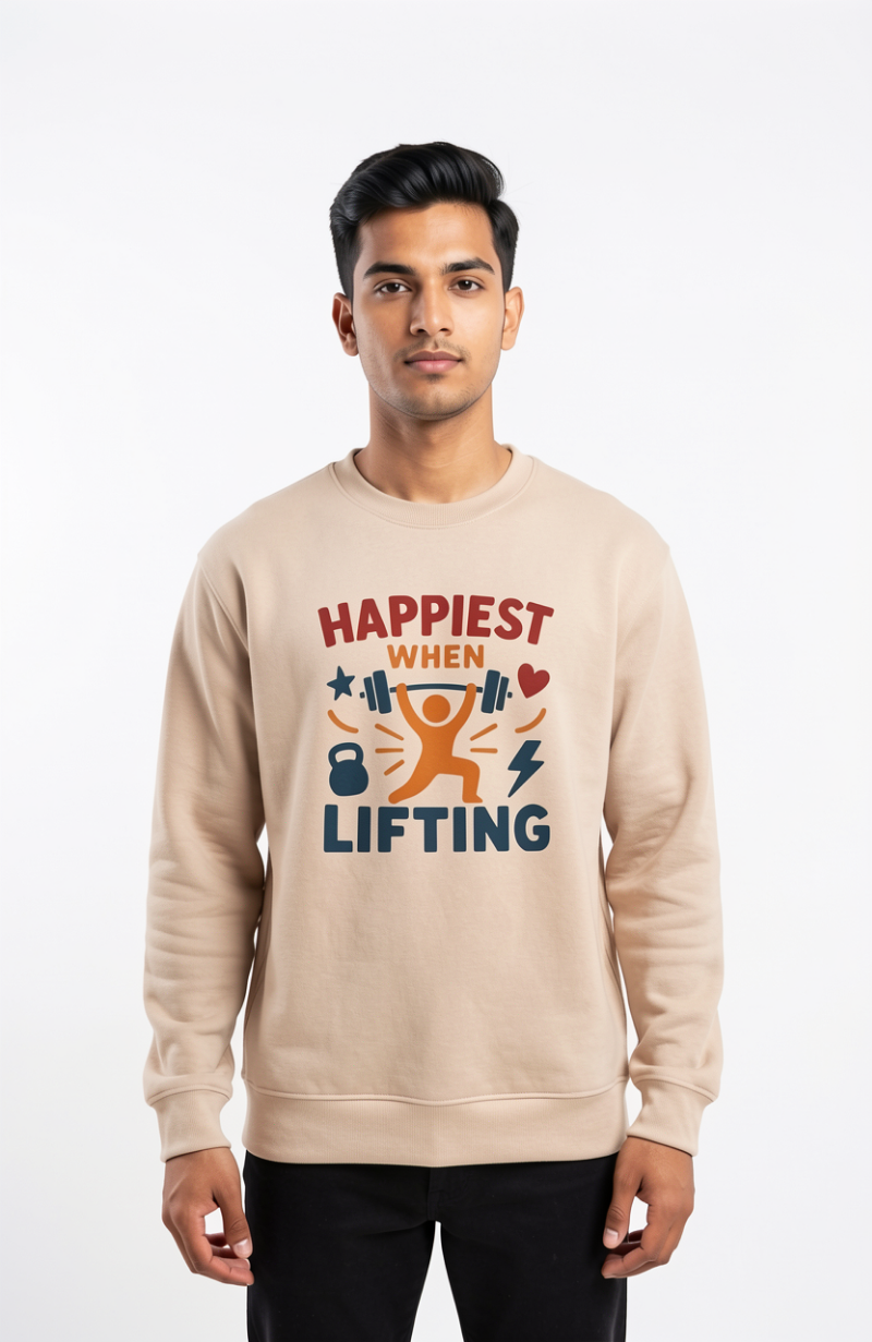 Happiest When Lifting Sweatshirt