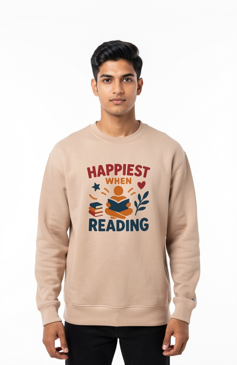 Happiest When Reading Sweatshirt