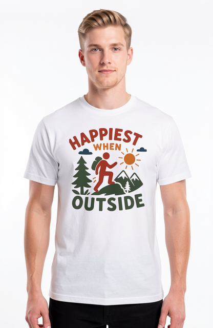 Happiest When Outside T-Shirt
