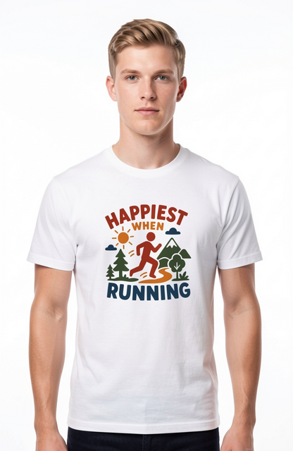 Happiest When Running T-Shirt