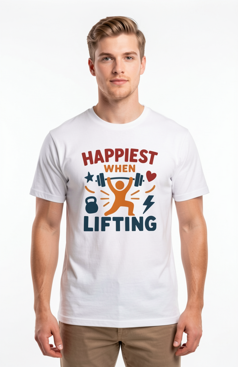 Happiest When Lifting T-Shirt