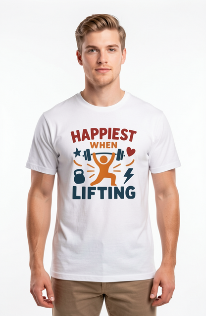 Happiest When Lifting T-Shirt