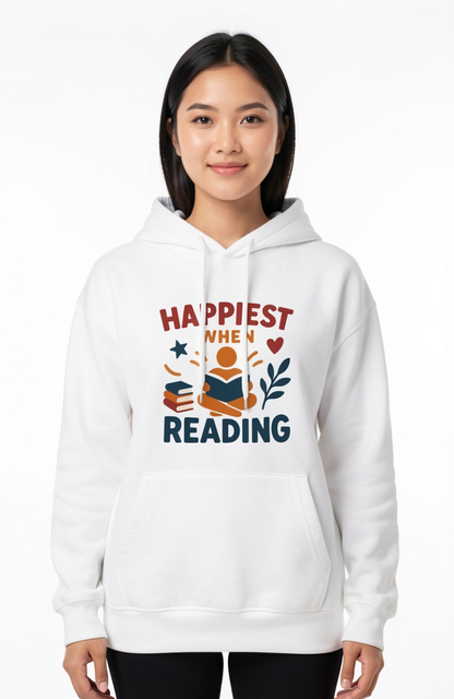 Happiest When Reading Hoodie