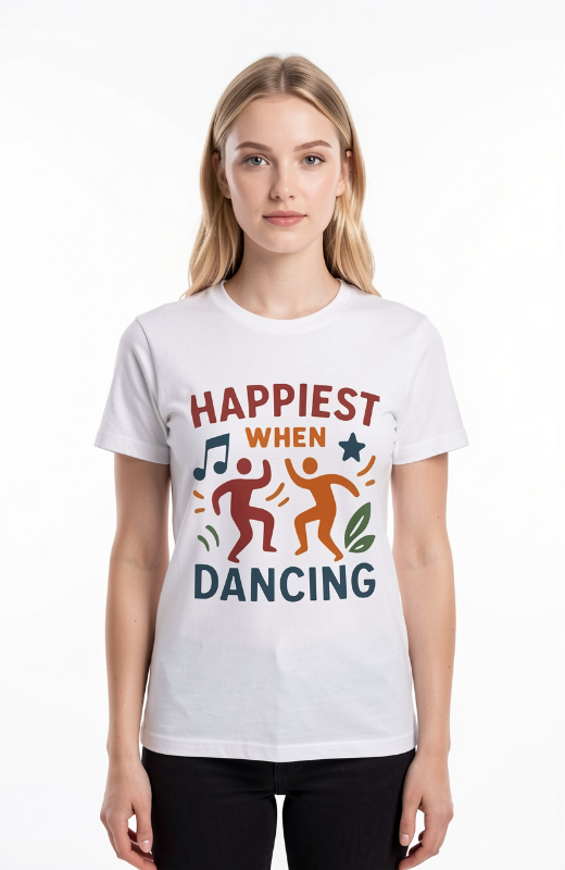 Happiest When Dancing T-Shirt