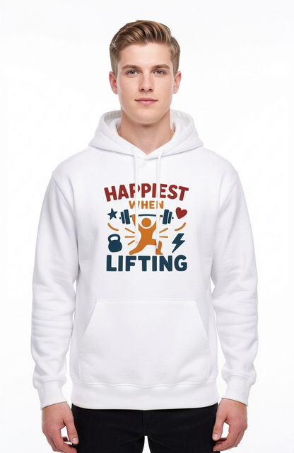 Happiest When Lifting Hoodie