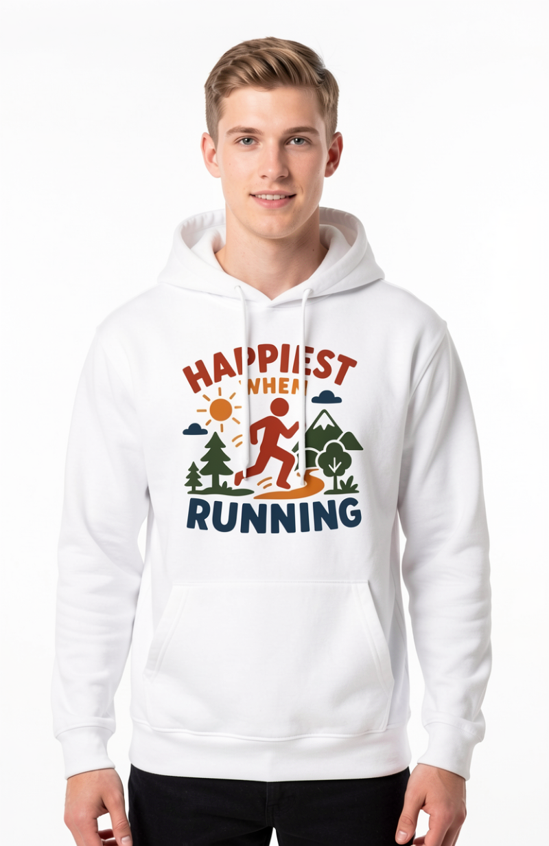 Happiest When Running Hoodie