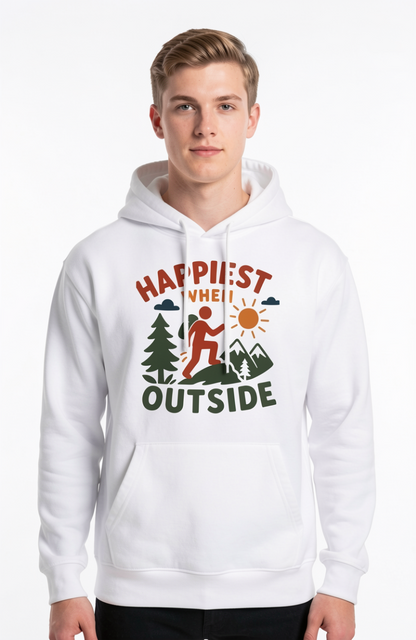 Happiest When Outside Hoodie