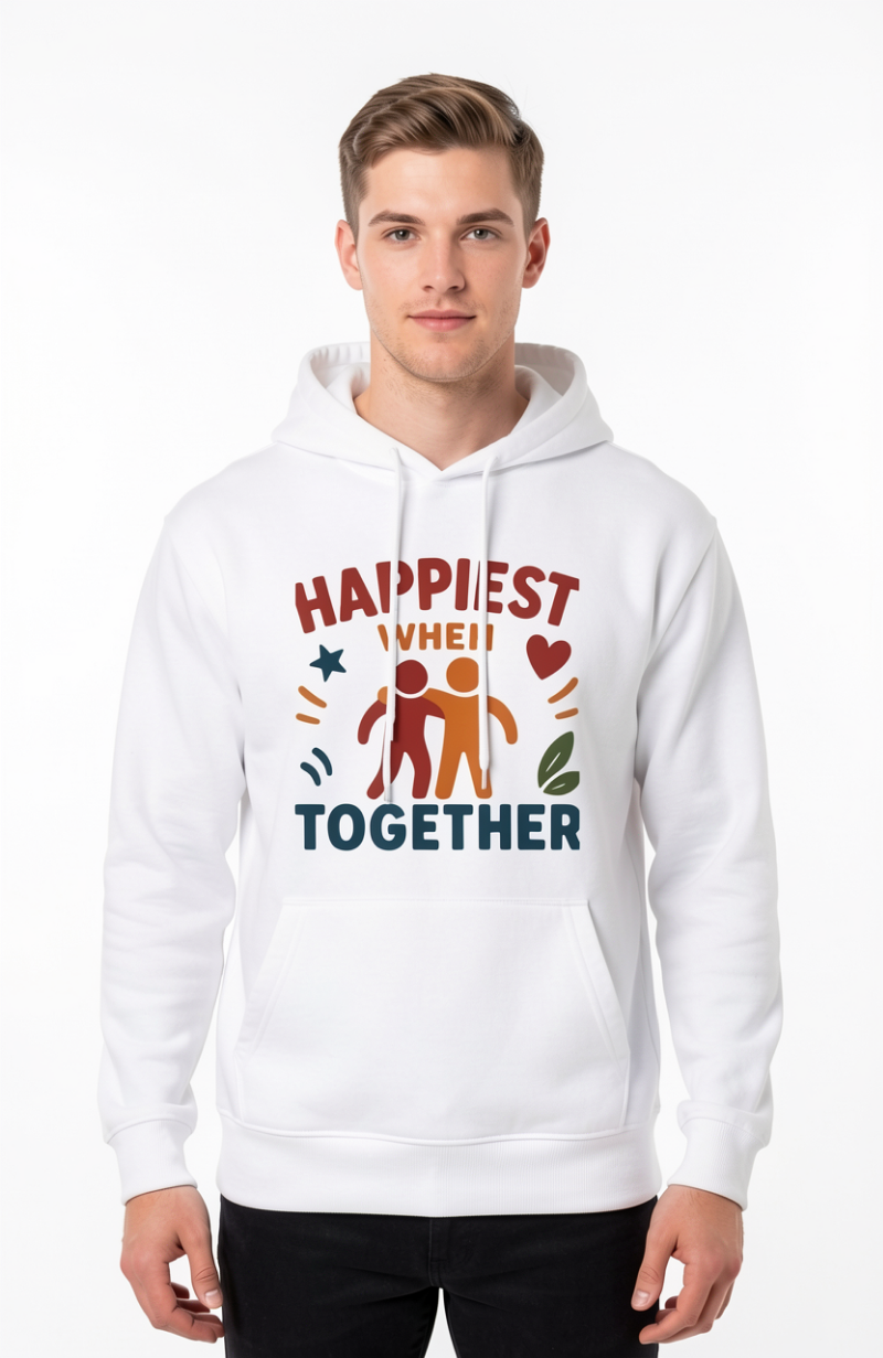 Happiest When Together Hoodie