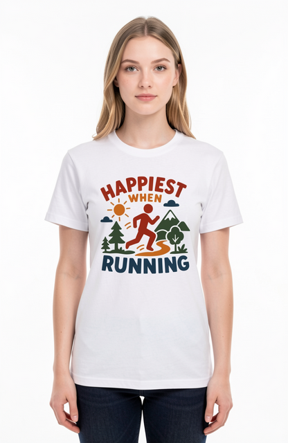 Happiest When Running T-Shirt