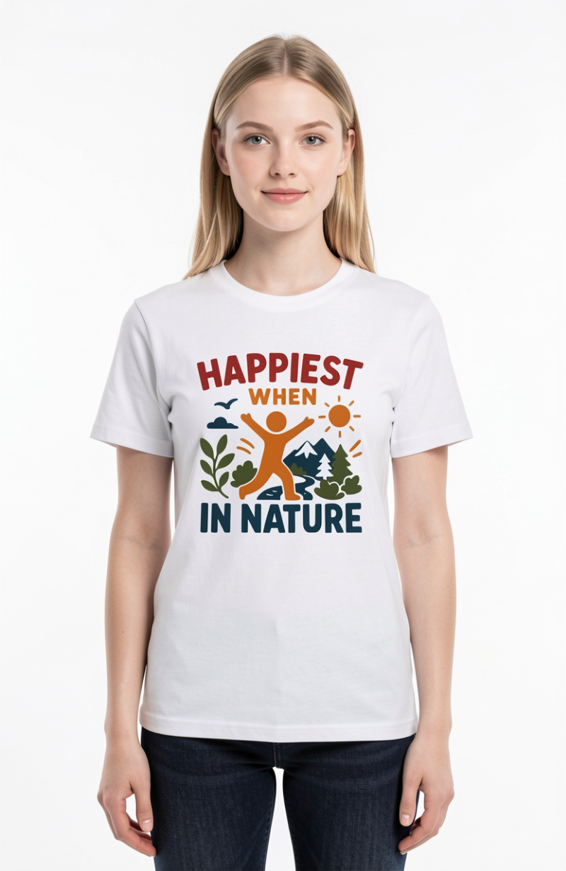 Happiest when in Nature T-Shirt