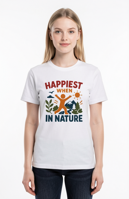 Happiest when in Nature T-Shirt