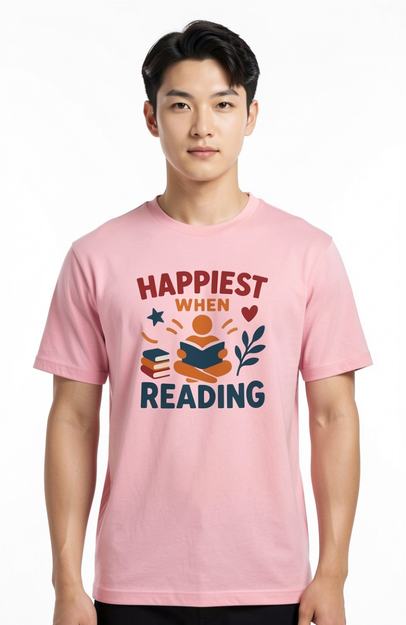 Happiest When Reading T-Shirt
