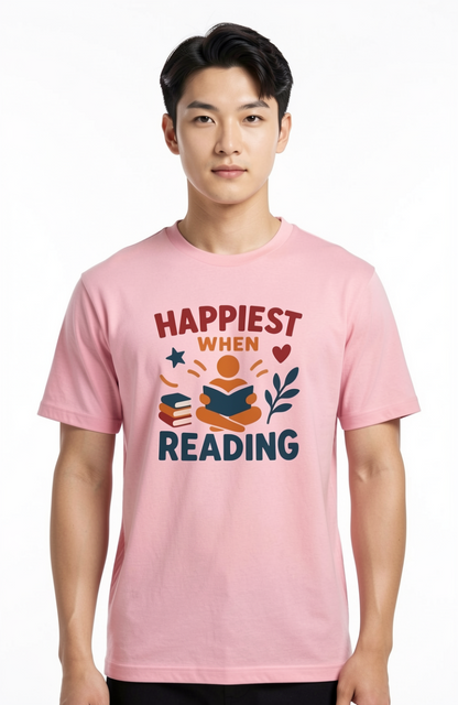 Happiest When Reading T-Shirt