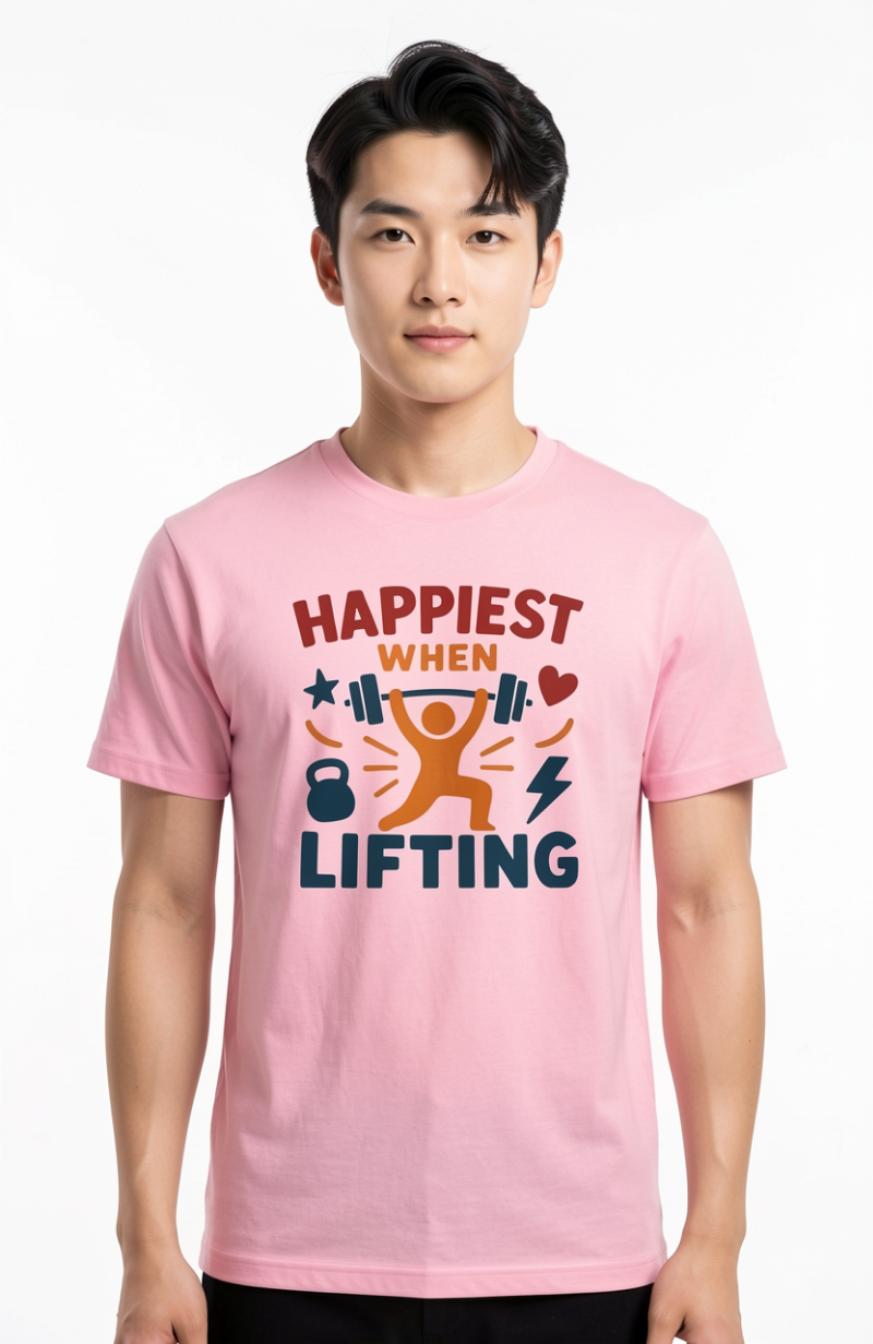 Happiest When Lifting T-Shirt