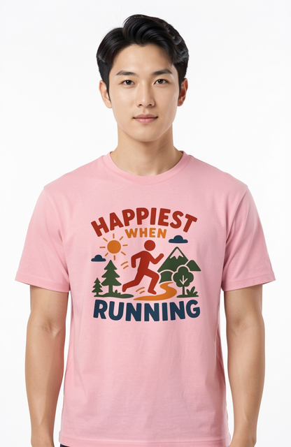 Happiest When Running T-Shirt