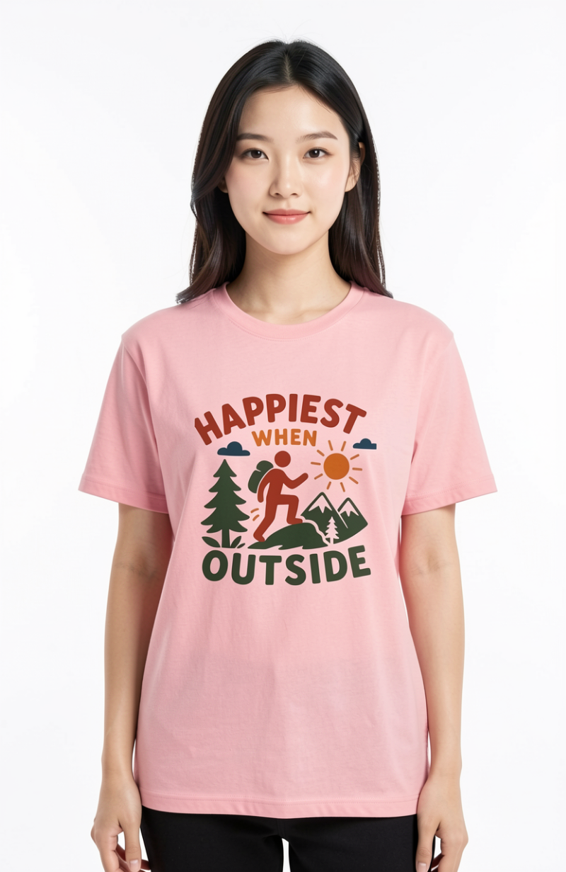 Happiest When Outside T-Shirt