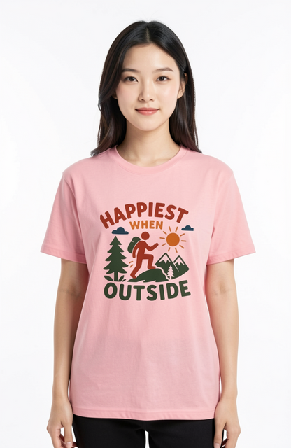 Happiest When Outside T-Shirt