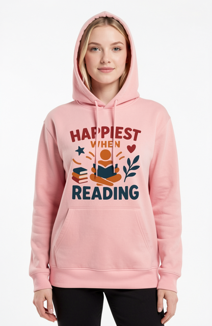 Happiest When Reading Hoodie