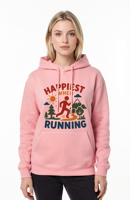 Happiest When Running Hoodie