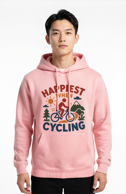 Happiest When Cycling Hoodie