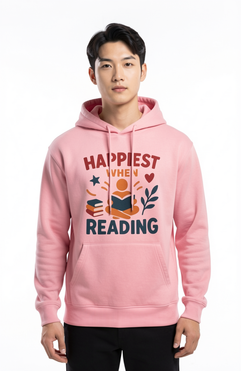 Happiest When Reading Hoodie