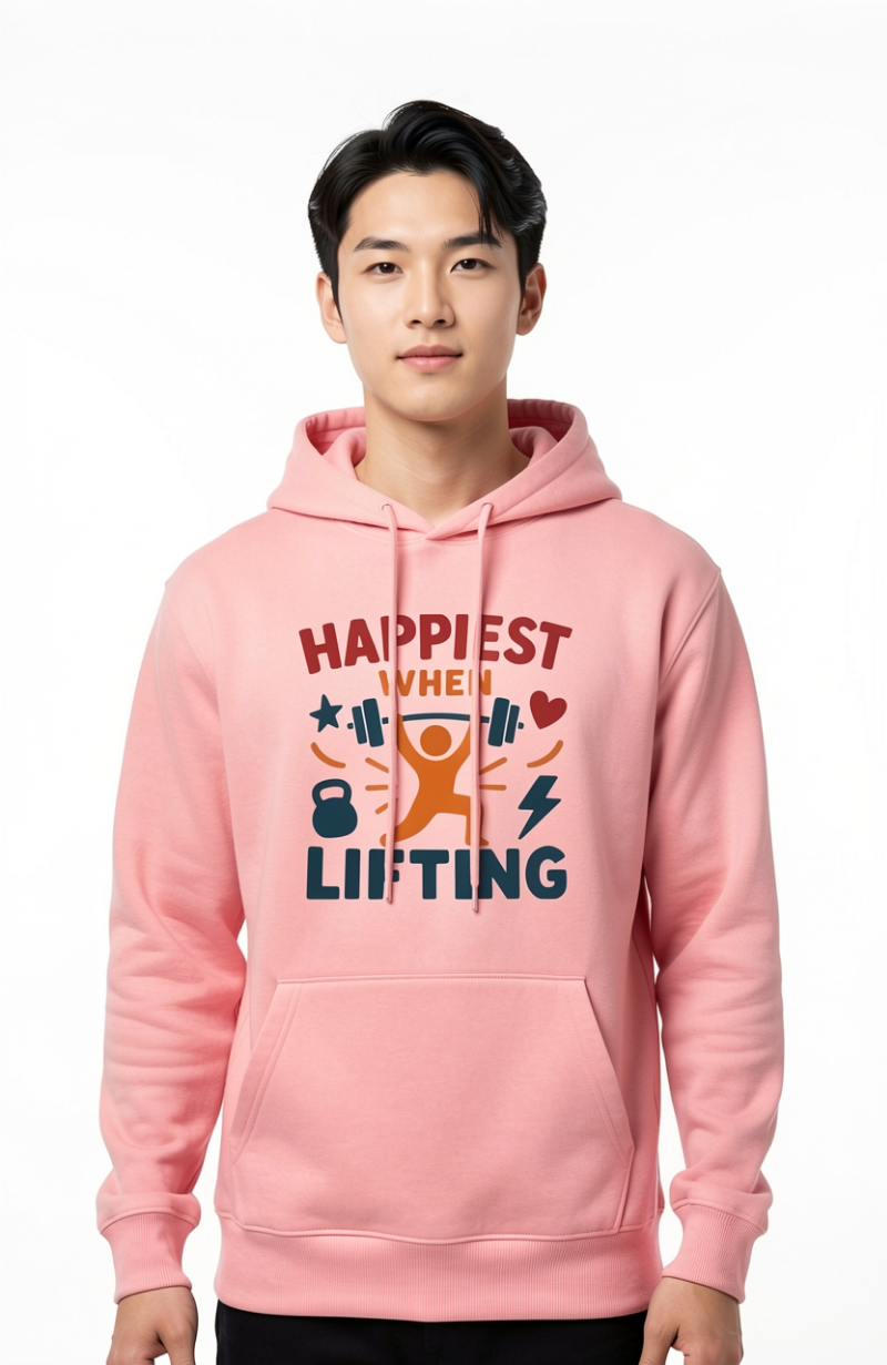 Happiest When Lifting Hoodie